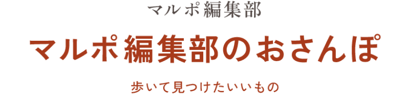 マルポ編集部 マルポ編集部のおさんぽ